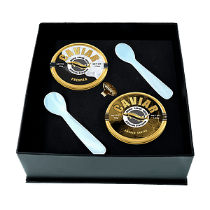 Treat yourself to the ultimate gourmet experience with our Caviar Set, comprising of 50g of Truffle Caviar and 50g of Premier Caviar.