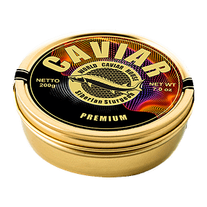 200g Premium Caviar tin, exquisite taste, luxury food product in Singapore