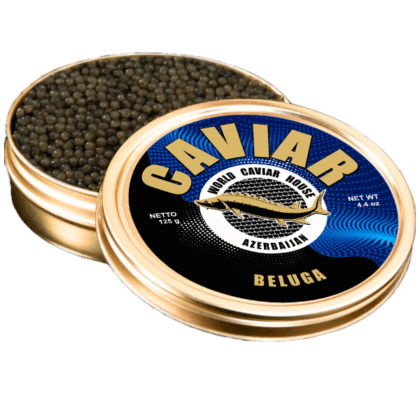 Experience the Ultimate Luxury with 125g Beluga Sturgeon Caviar - Perfect for Fine Dining and Sophisticated Palates