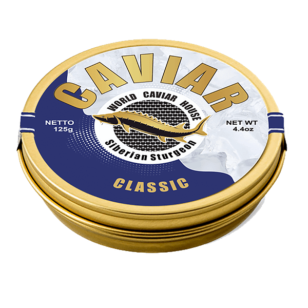 Siberian Sturgeon Caviar Classic - 125g Tin, the Perfect Indulgence