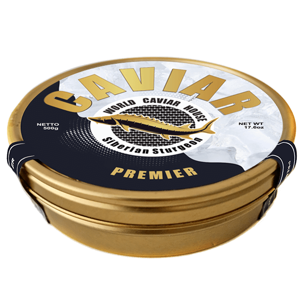 Elevate your culinary experience with our Siberian Sturgeon Caviar Premier - 500g tin