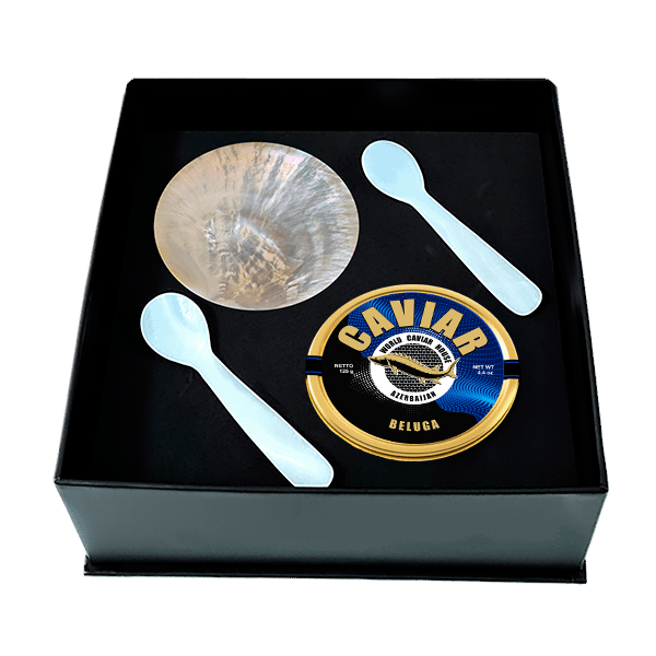 Savor the Finest Delicacy: Beluga Caviar Kit - 125g of Exquisite Flavo