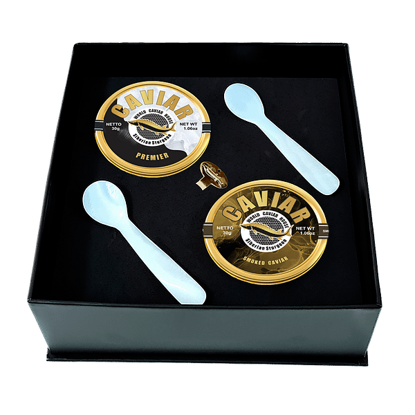 Caviar Kit featuring Premier and Smoked Caviar - 30g each