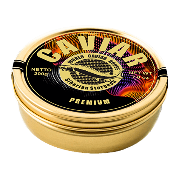 200g Premium Caviar tin, exquisite taste, luxury food product in Singapore